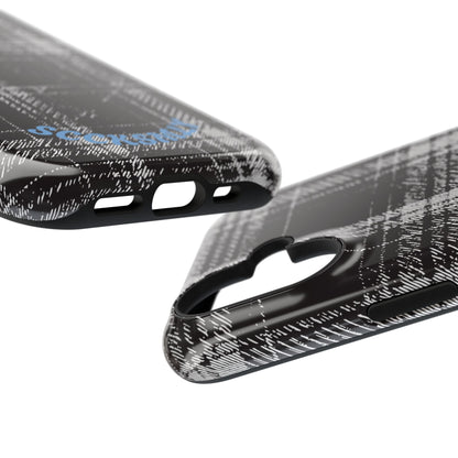 Smoky Grungy Plaid Phone Case for Apple