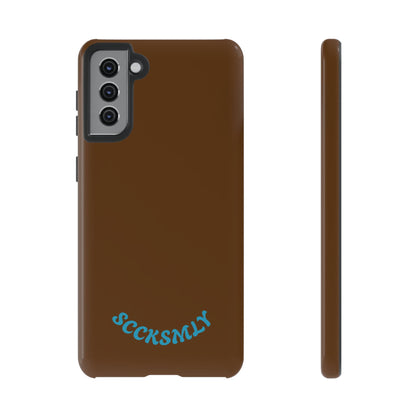 SOLID Chocolate Coco Tough Case for Samsung