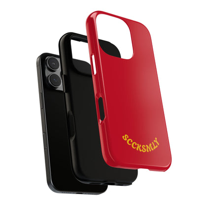 SOLID Calm Cherry Tough Case for Apple