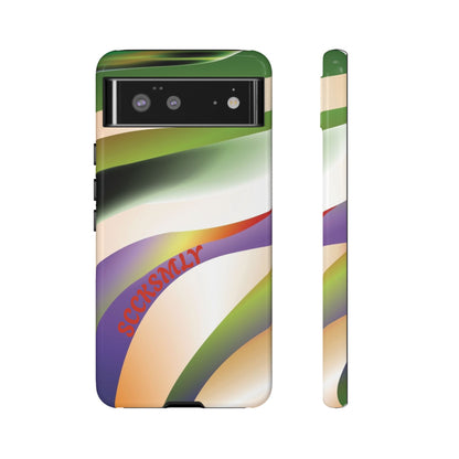 Green Waves Phone Case for Google Pixel