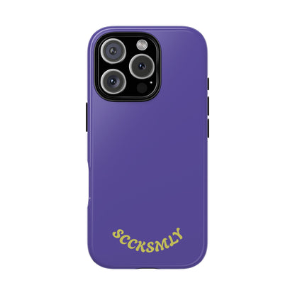 SOLID Dreamy Dusk Purple Tough Case for Apple