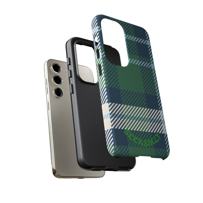 Earth and Sky Plaid Tough Phone Case for Samsung