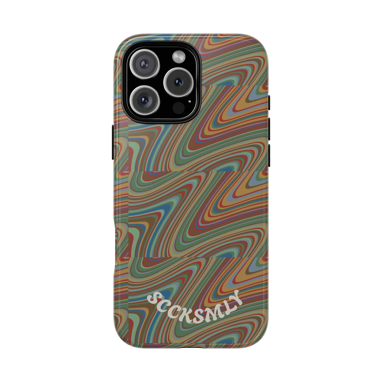 Earthly Waves Tough Phone Case for Apple