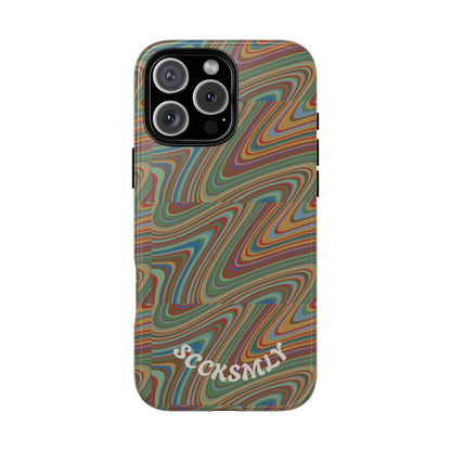 Earthly Waves Tough Phone Case for Apple