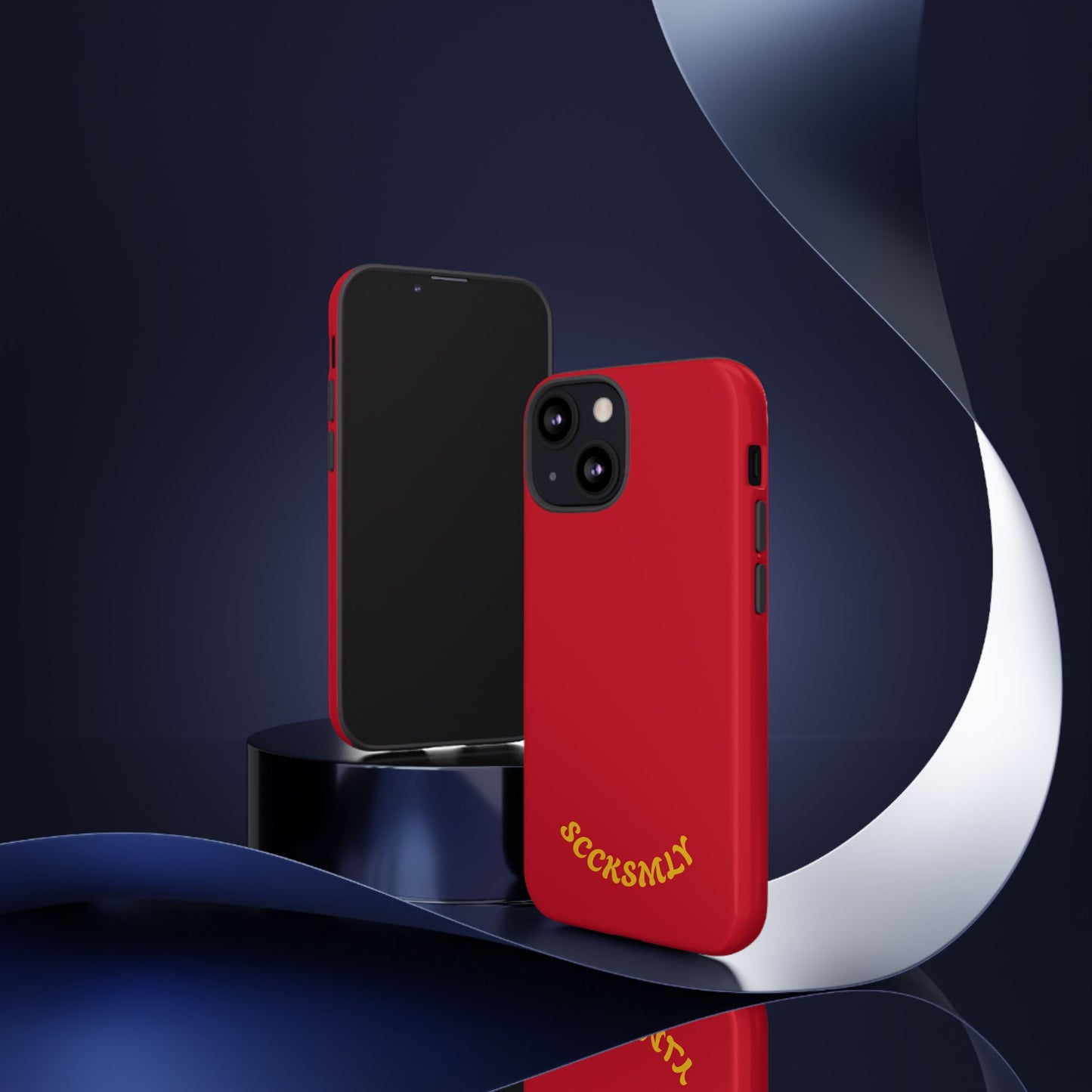 SOLID Calm Cherry Tough Case for Apple