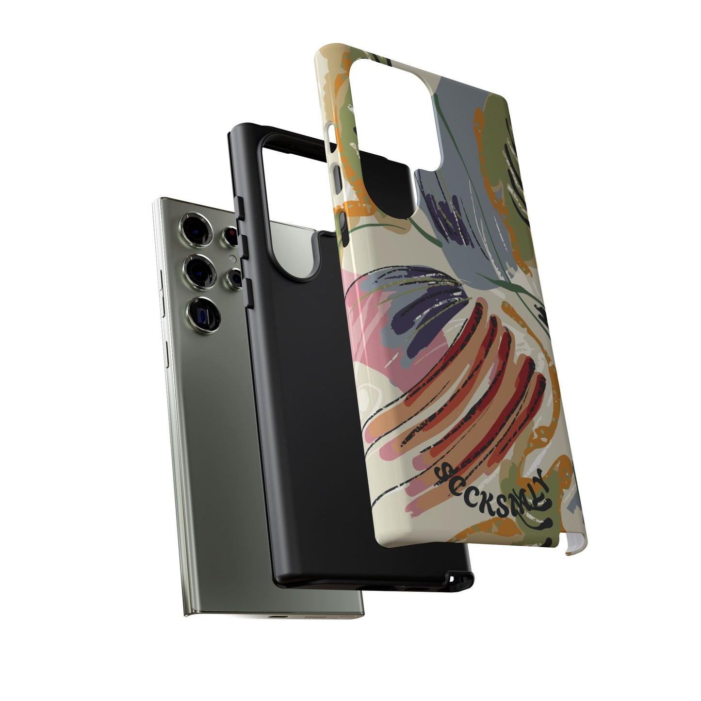 Botanical Strokes Palette Tough Phone Case for Samsung