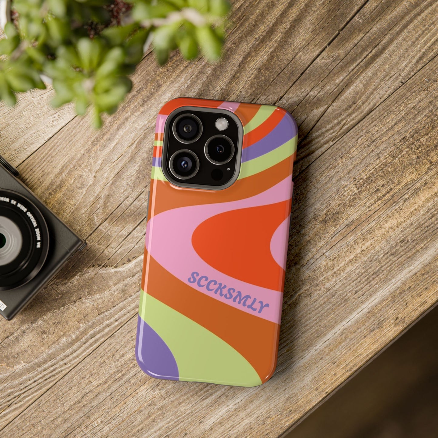 Curvy Swirl Phone Case for Apple