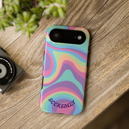 Pastel Swirl Phone Case for Apple