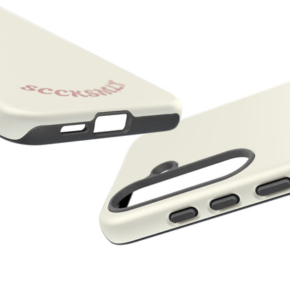 Sweet Oat Milk Tough Phone Case for Samsung