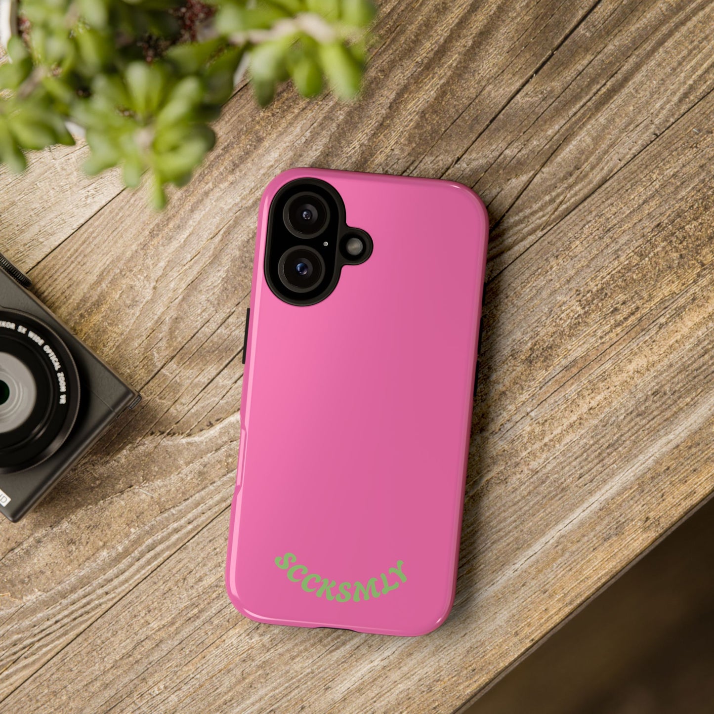 SOLID Sweet Static Pink Tough Case for Apple