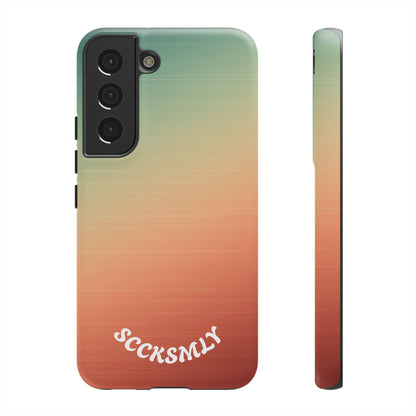 Warm Ombré Tough Phone Case for Samsung