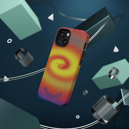 Toxic Spiral Tough Phone Case for Apple