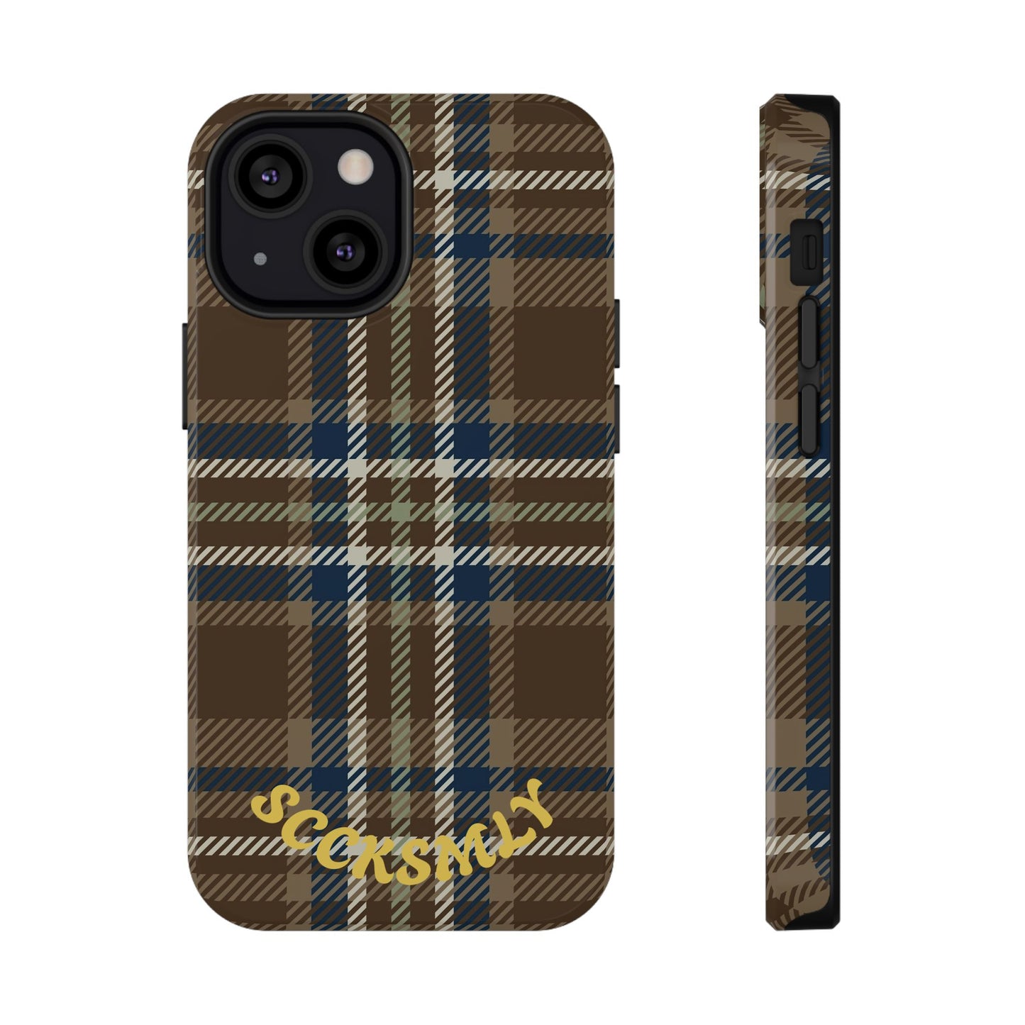 Earth and Sky Plaid Phone Case for Apple