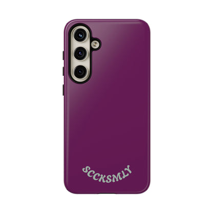 SOLID Amethyst Matte Tough Phone Case for Samsung