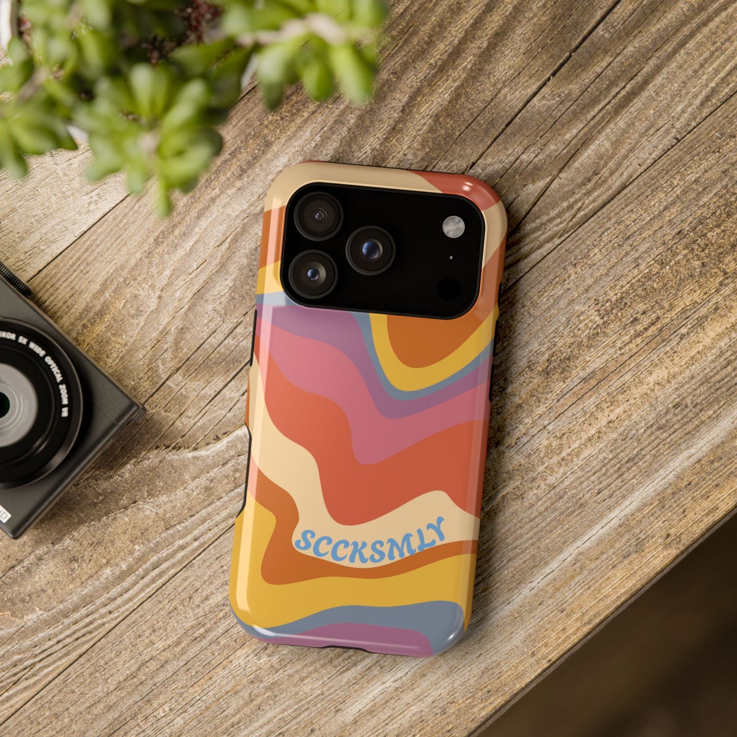 Warm Retro Phone Case for Apple
