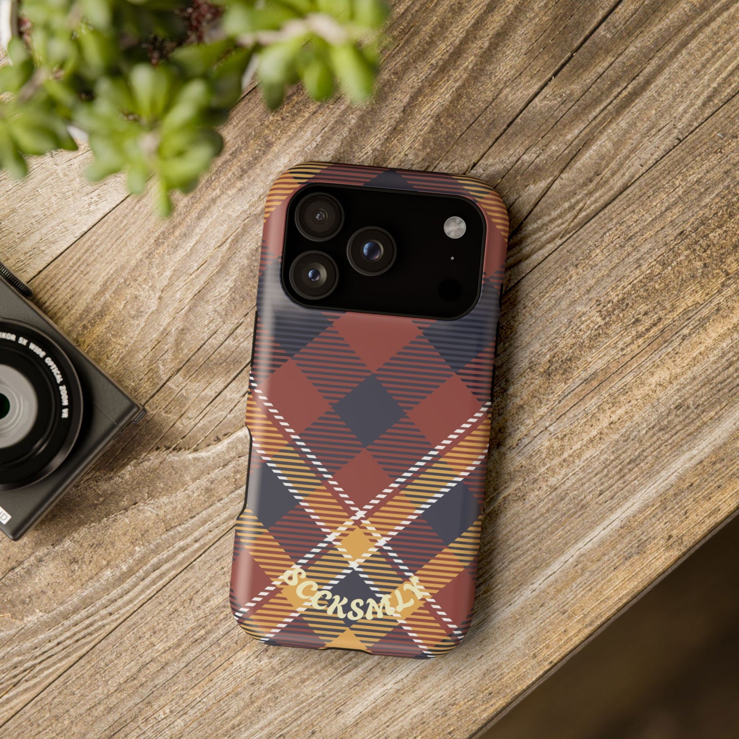 Harvest Tartan Phone Case for Apple