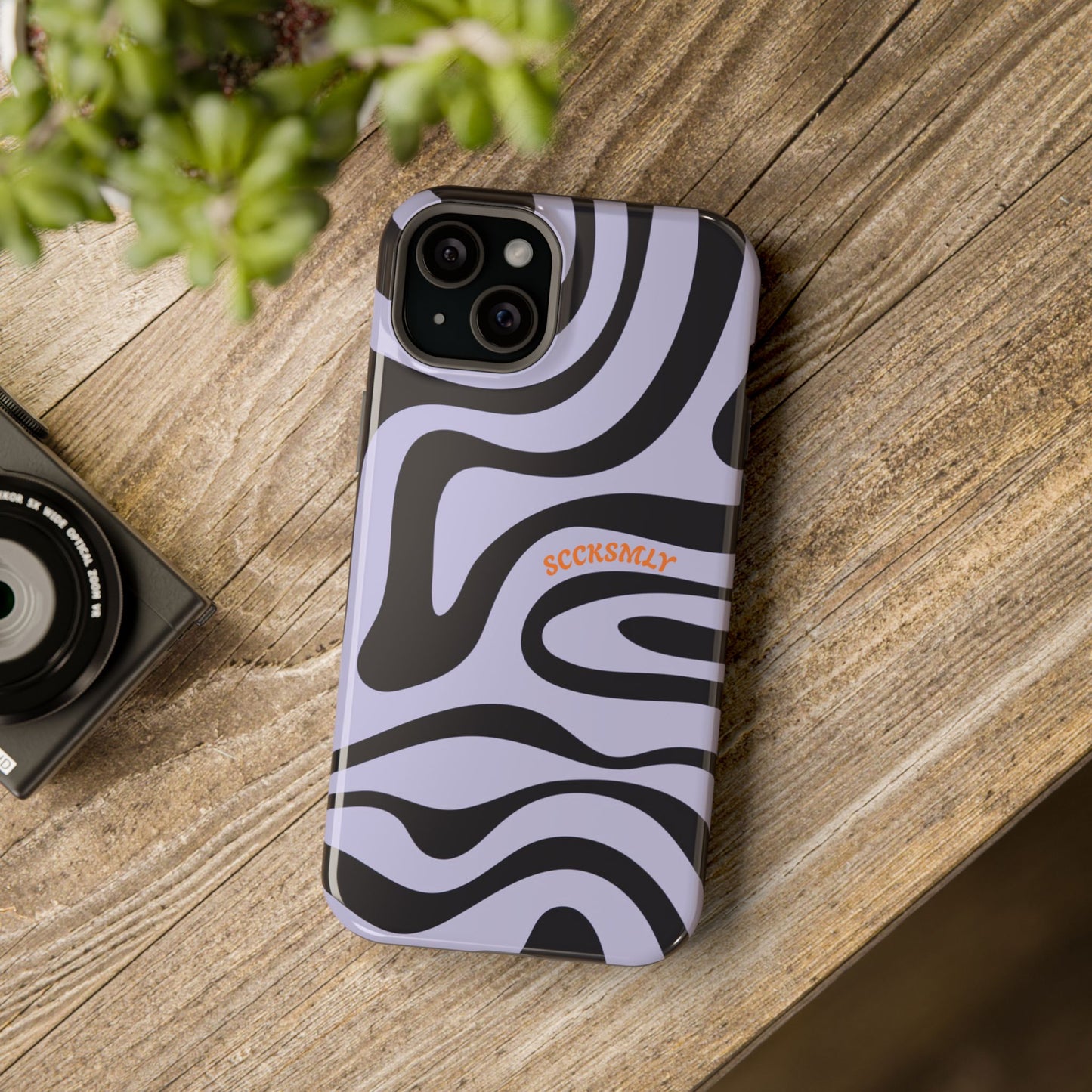 Purple Swirl Phone Case for Apple