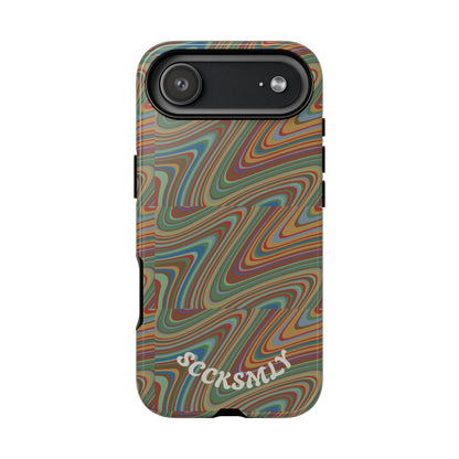 Earthly Waves Tough Phone Case for Apple
