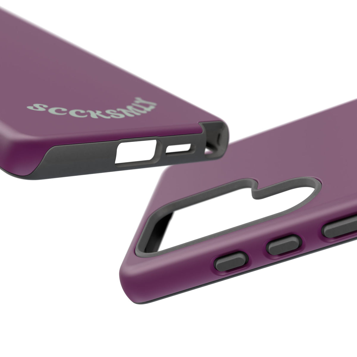 SOLID Amethyst Matte Tough Phone Case for Samsung