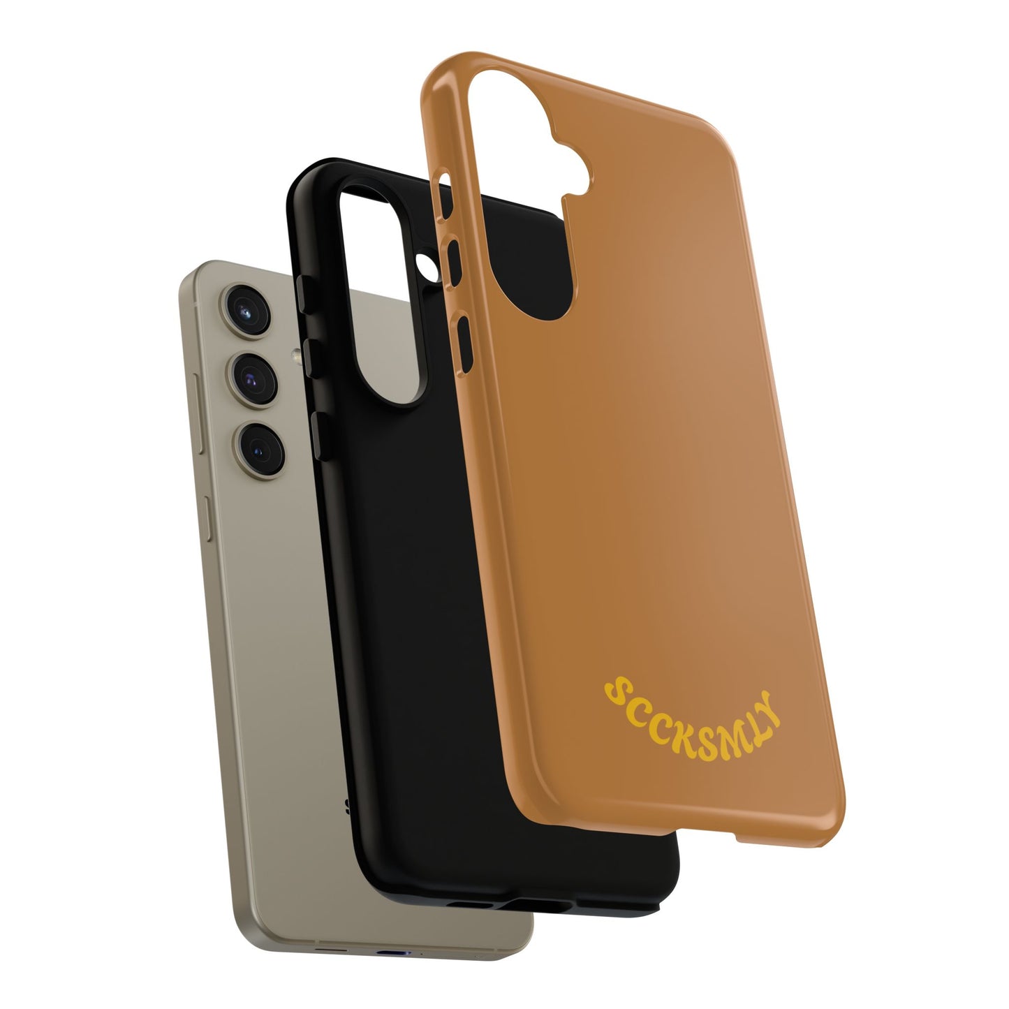 SOLID Spice Caramel Tough Case for Samsung
