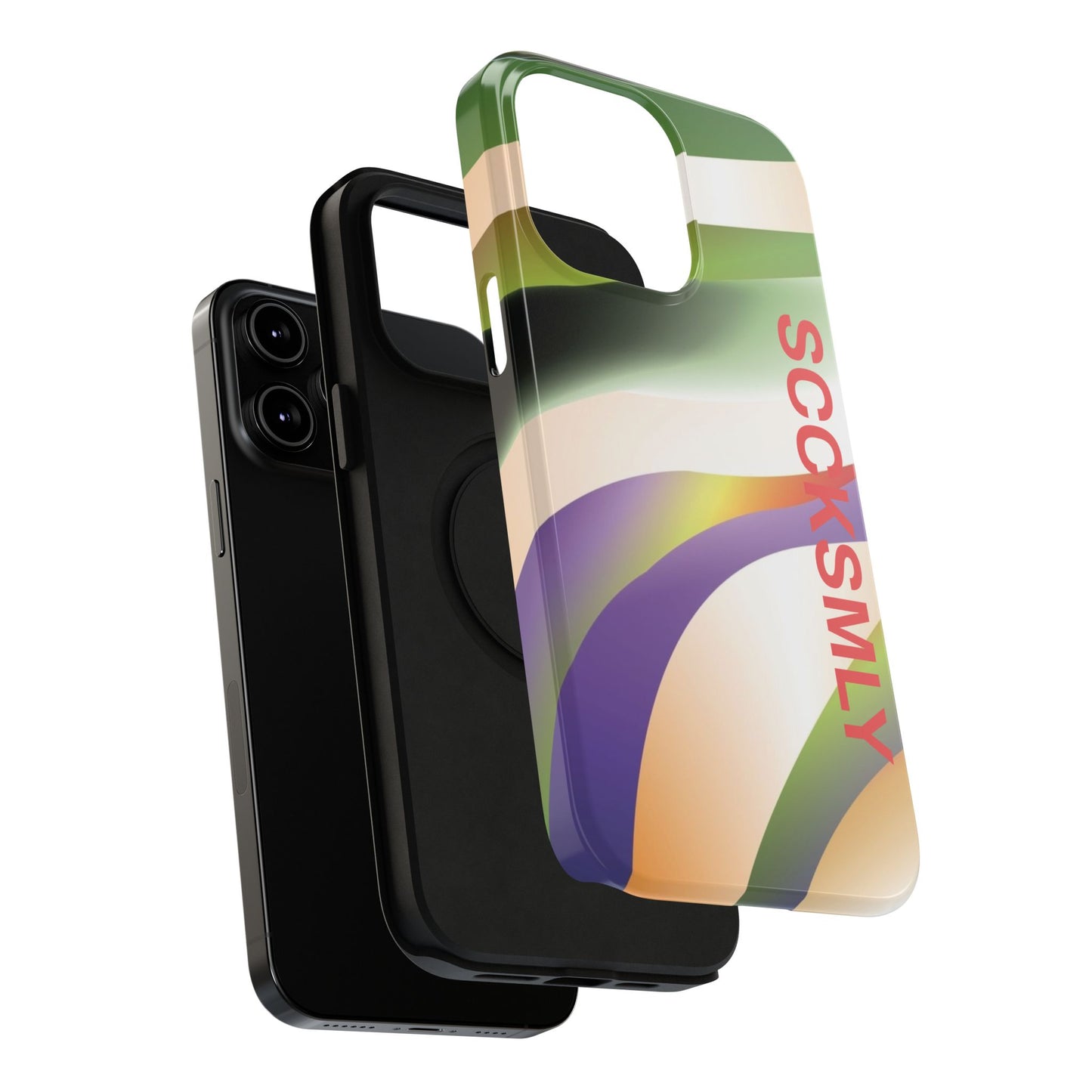 Green Waves Phone Case for "IOS or Apple"