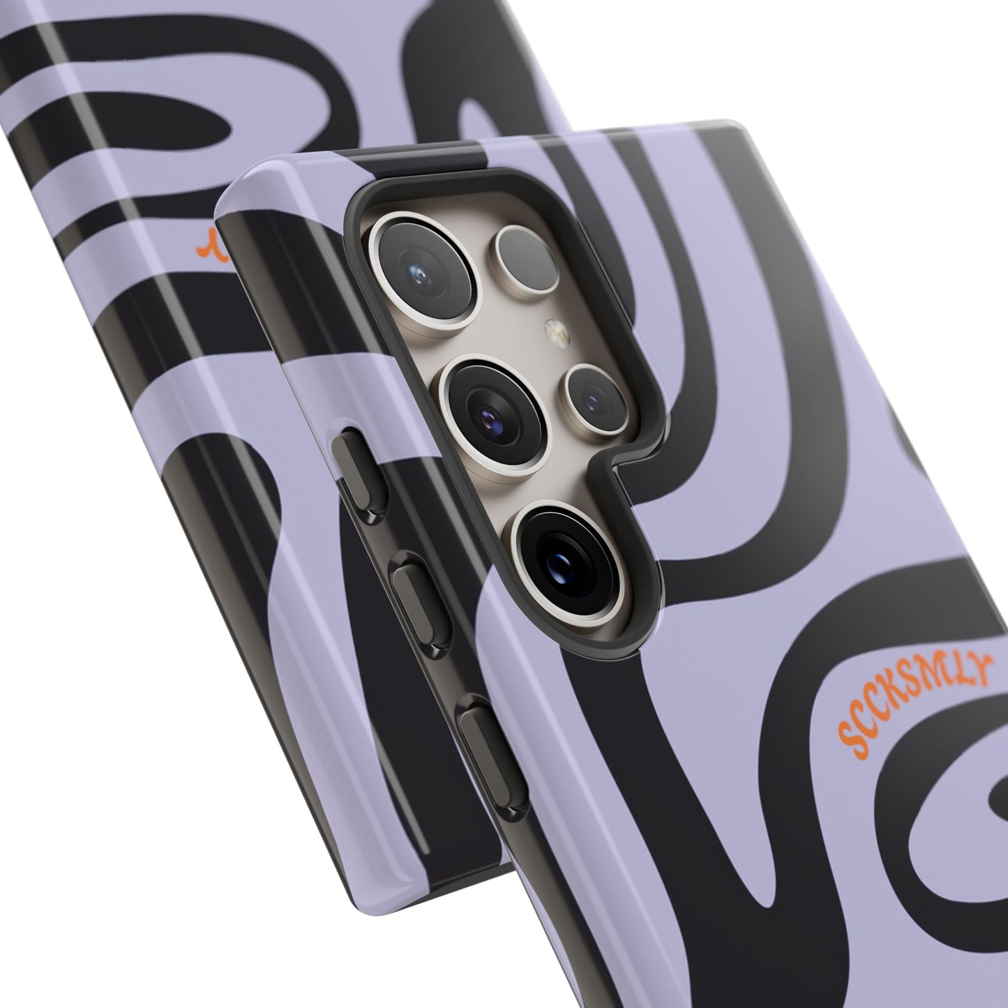 Purple Swirl Phone Case for Samsung