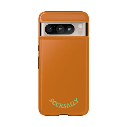 SOLID Terracotta Coal Tough Case for Google Pixel