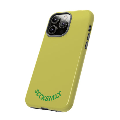 SOLID Lemon Pop Tough Case for Apple