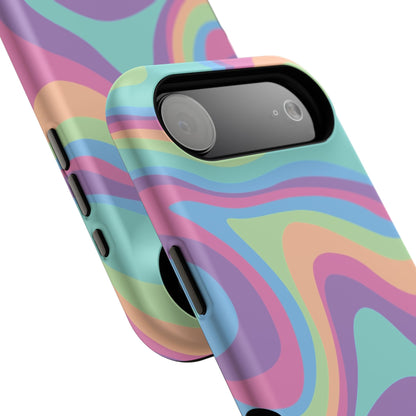 Pastel Swirl Phone Case for Apple