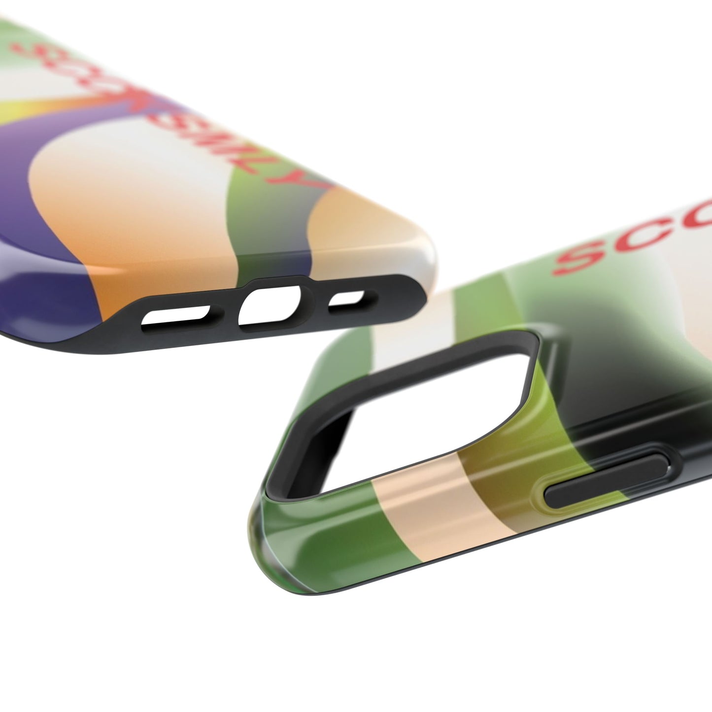 Green Waves Phone Case for "IOS or Apple"