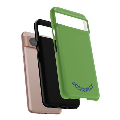 SOLID Matcha Moss Tough Phone Case for Google Pixel