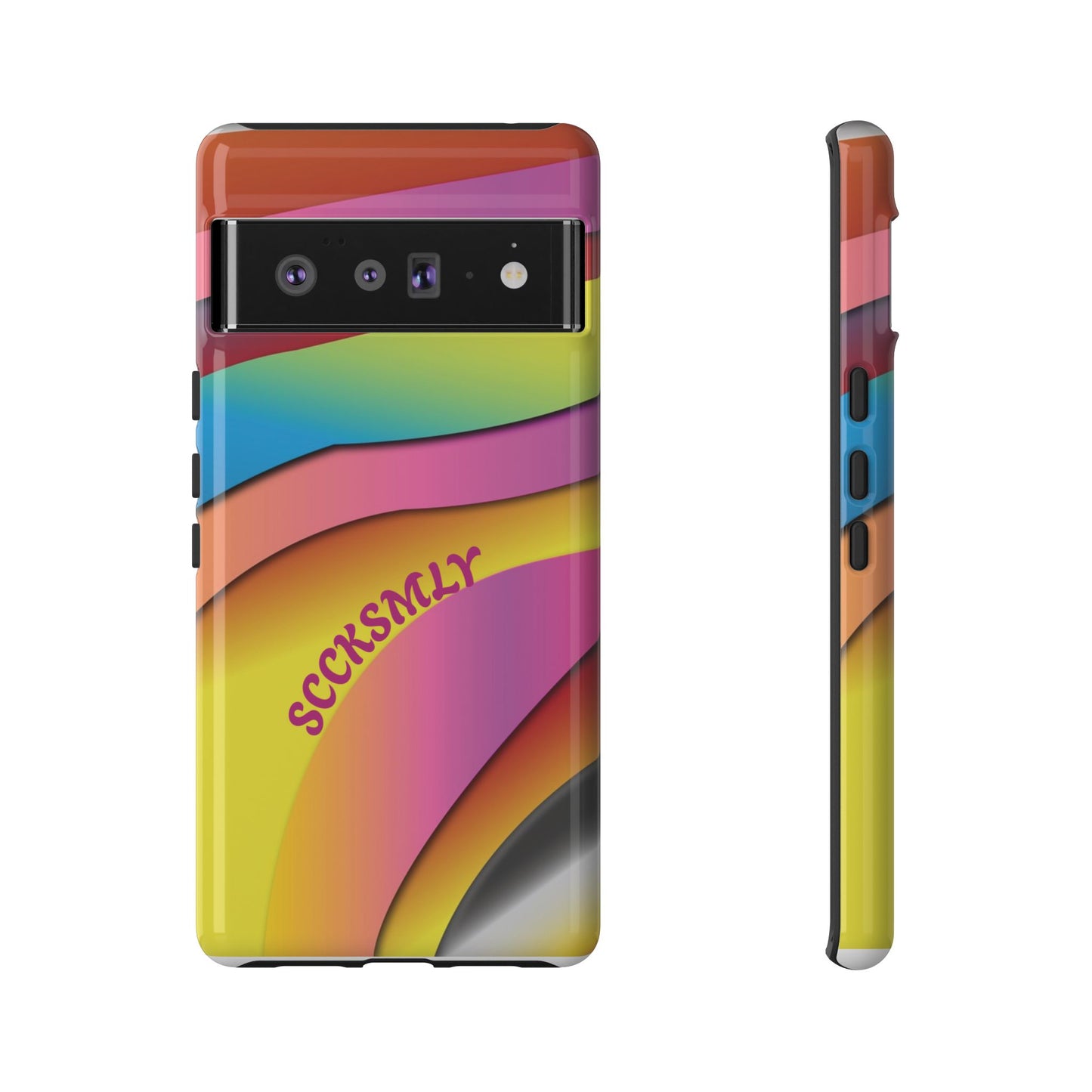 Modern Retro Rainbow Phone Case for Google Pixel