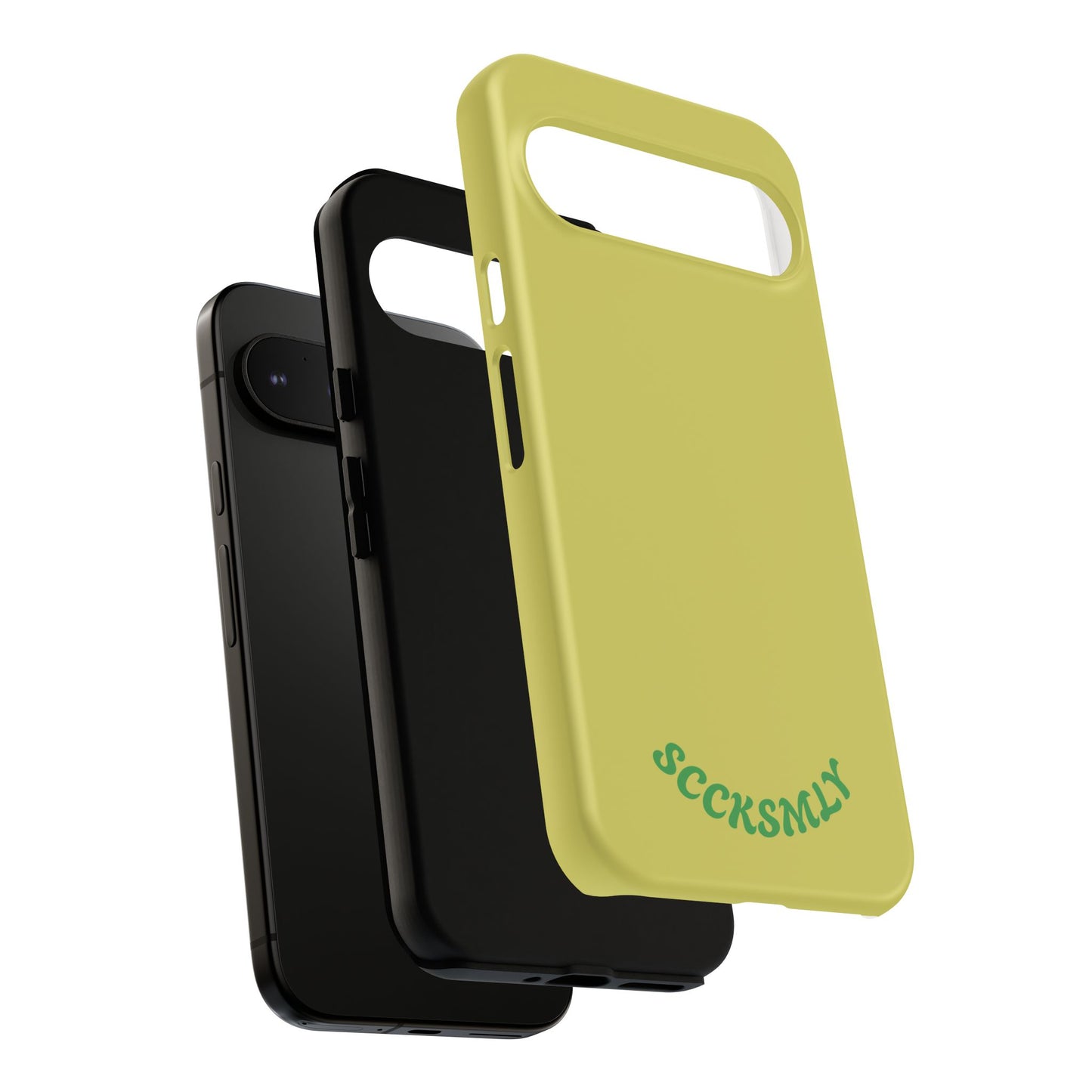 SOLID Lemon Pop Tough Case for Google Pixel