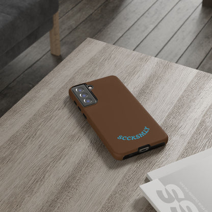 SOLID Chocolate Coco Tough Case for Samsung