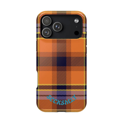 Orange Sickle Plaid  Phone Case for Apple