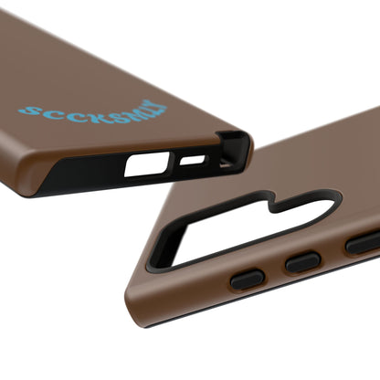 SOLID Chocolate Coco Tough Case for Samsung