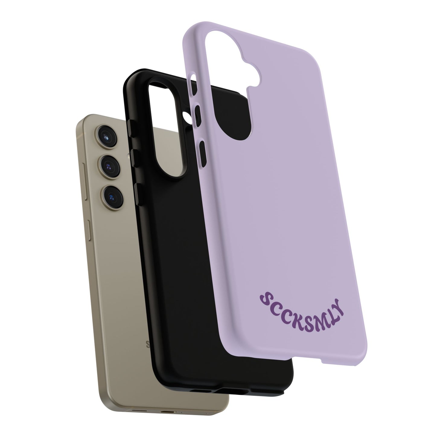 SOLID Morning Lilac Tough Case for Samsung