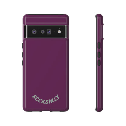 SOLID Amethyst Matte Tough Phone Case for Google Pixel