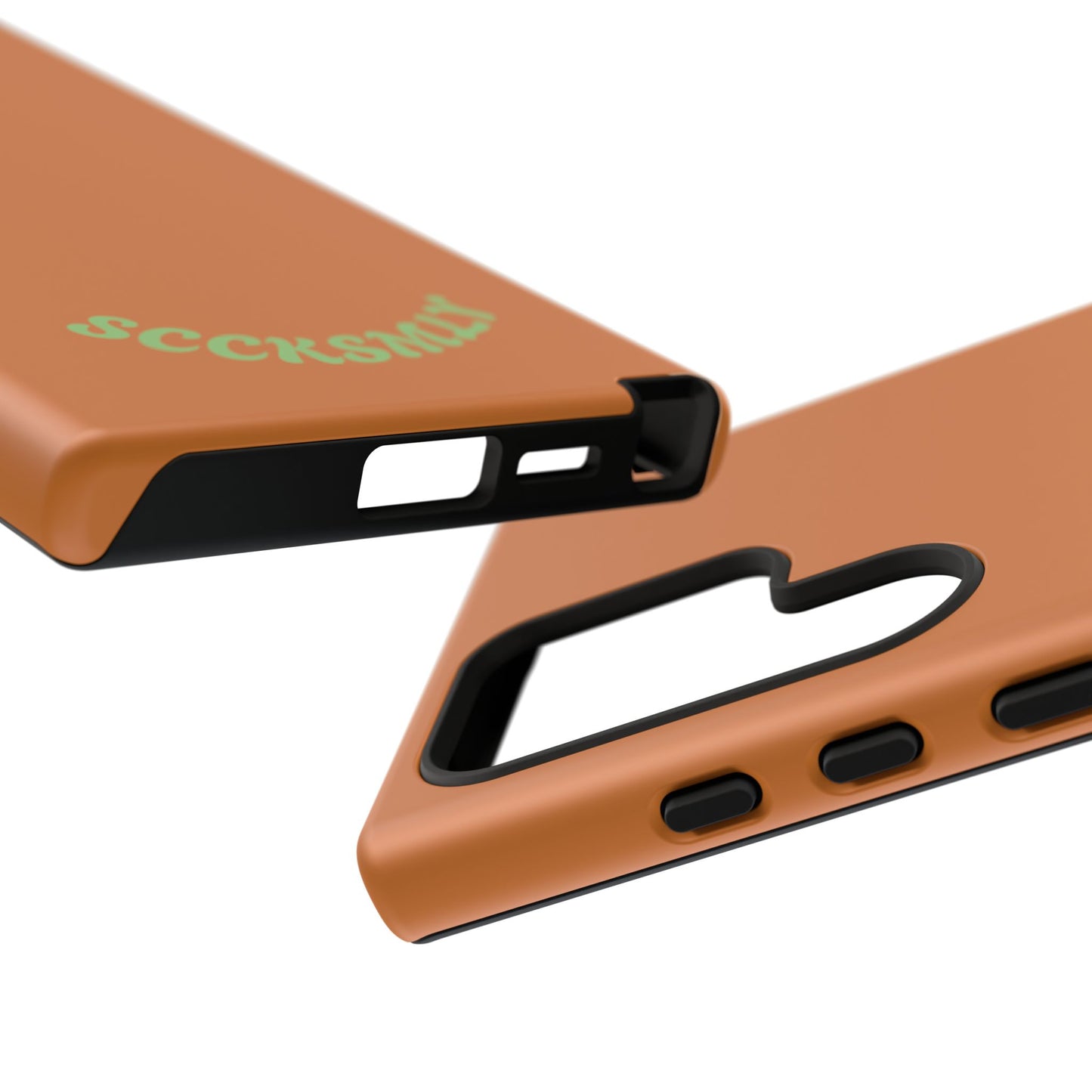 SOLID Terracotta Coal Tough Case for Samsung