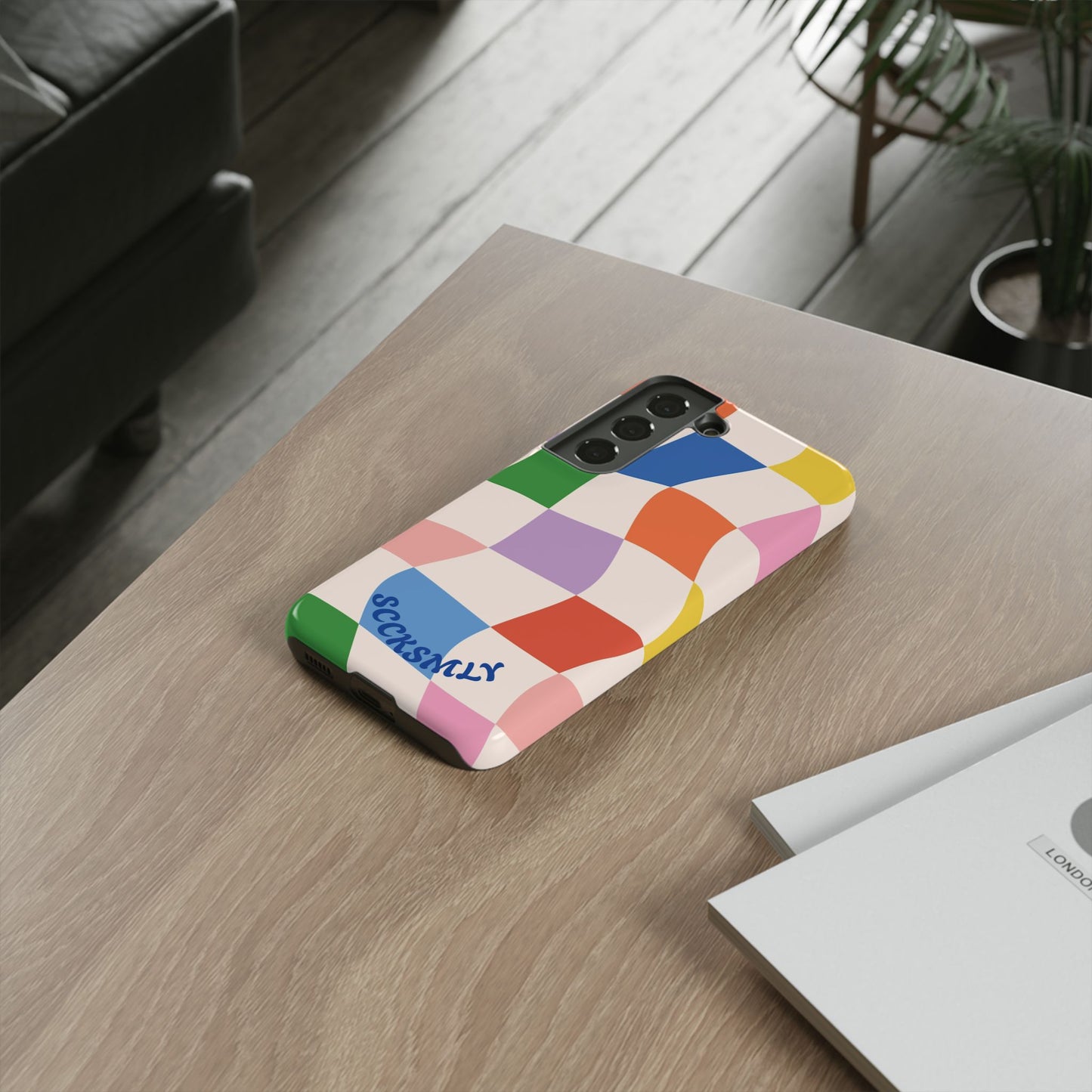 Checker Flicker Phone Case for Samsung