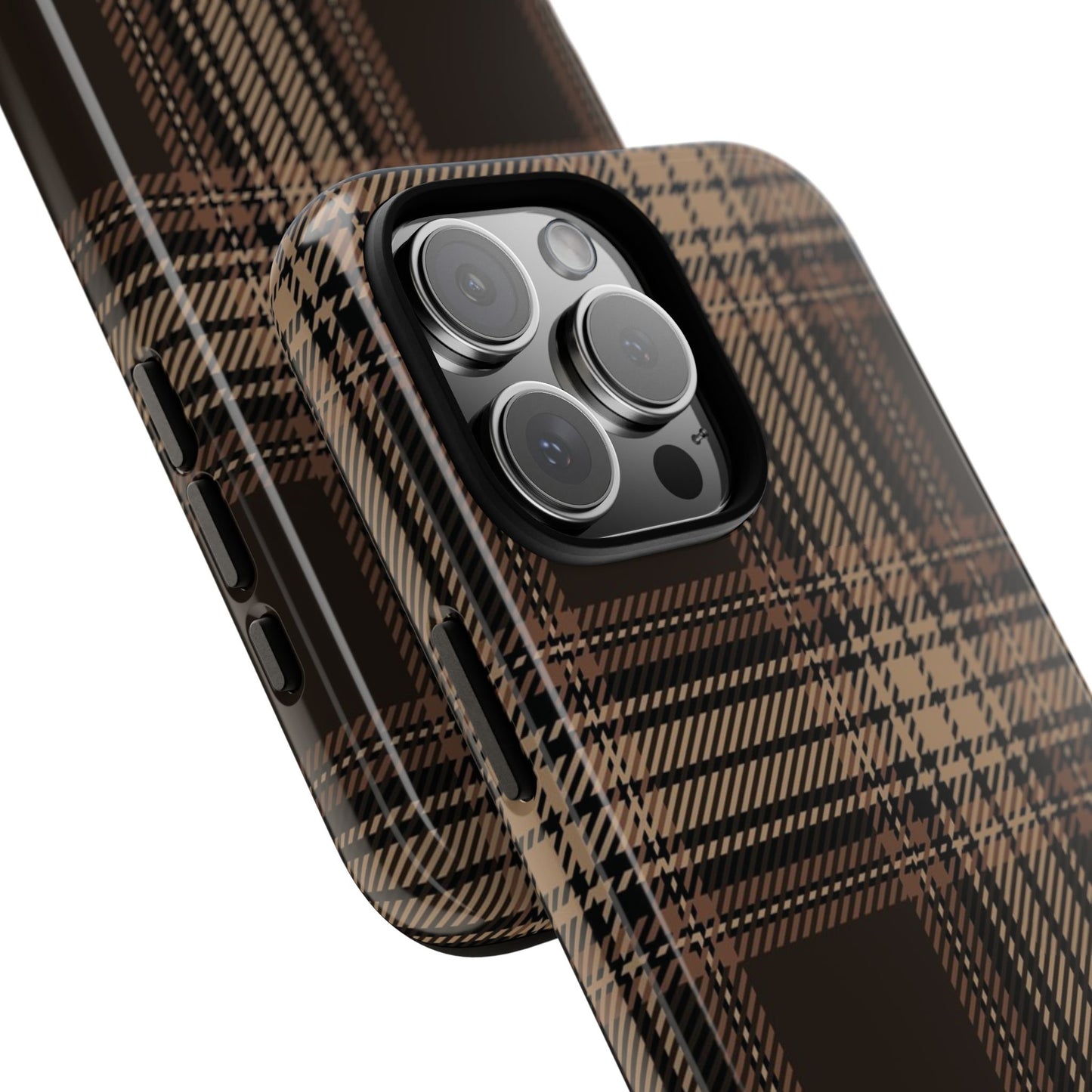 Brown Bread Plaid Tough Phone Case for Apple
