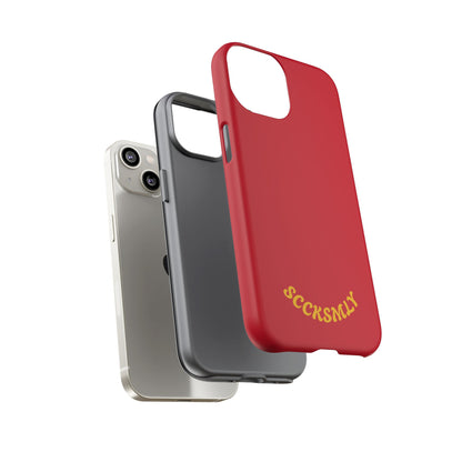 SOLID Calm Cherry Tough Case for Apple