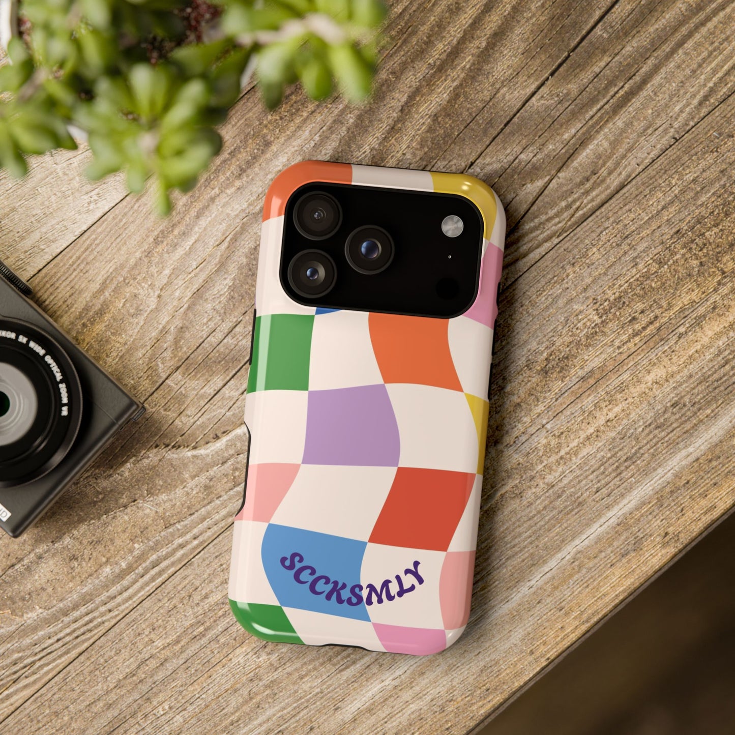 Checker Flicker Phone Case Apple