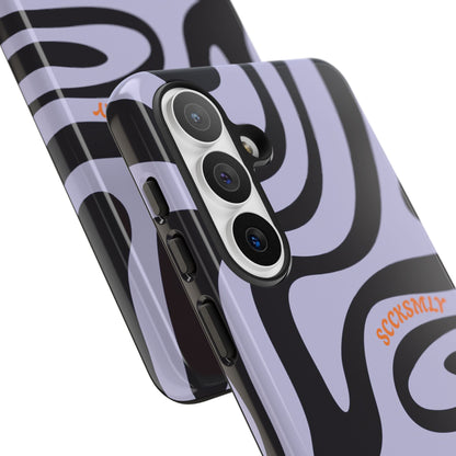 Purple Swirl Phone Case for Samsung
