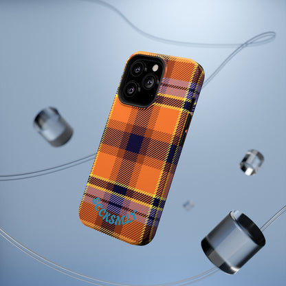Orange Sickle Plaid  Phone Case for Apple