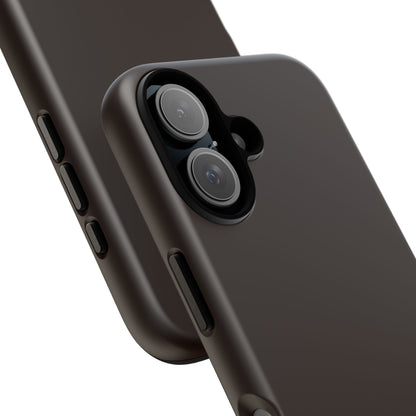 SOLID Espresso Mint Tough Phone Case for Apple