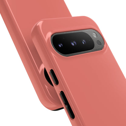 SOLID Guava Melon Wave Tough Phone Case for Google Pixel