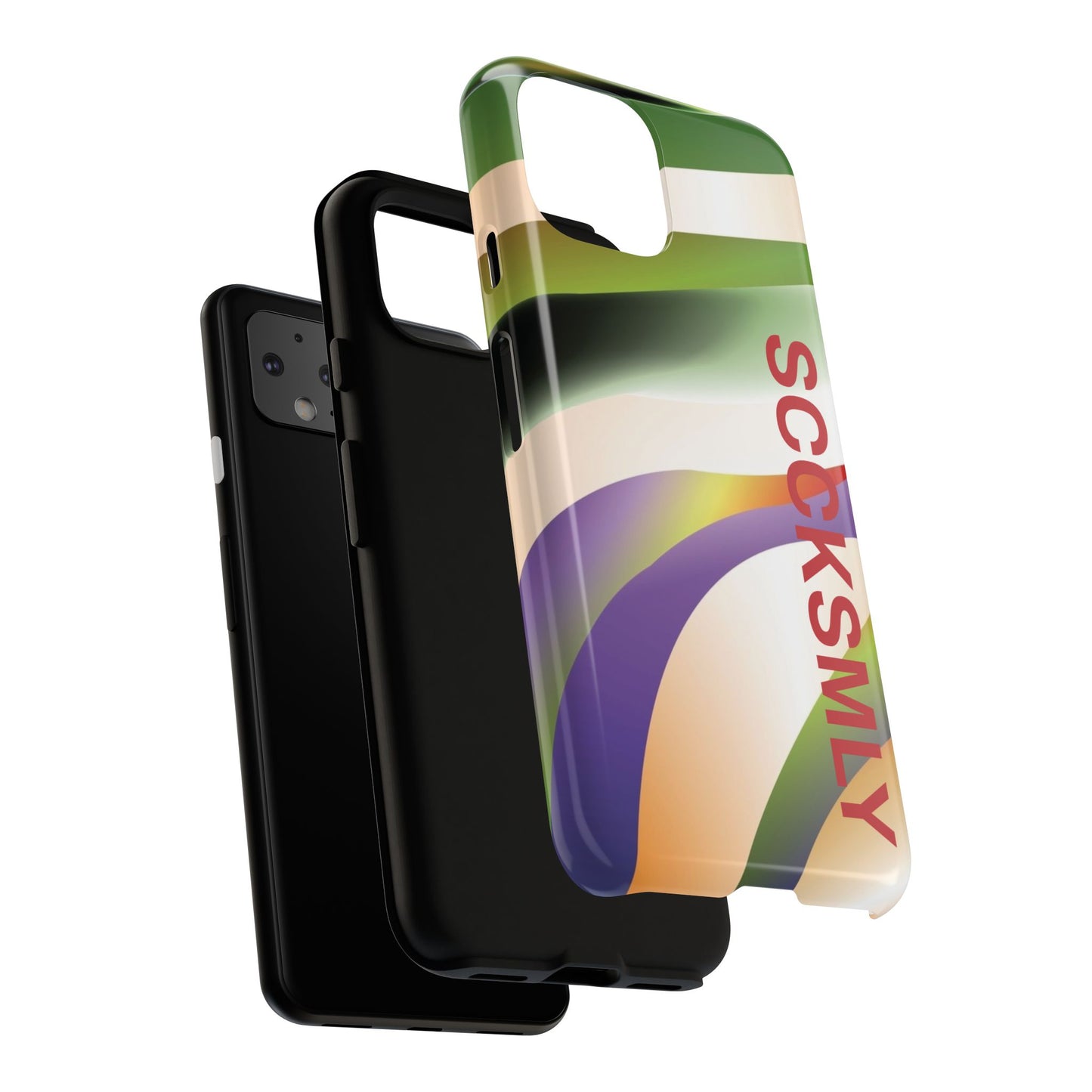 Green Waves Phone Case for Google Pixel