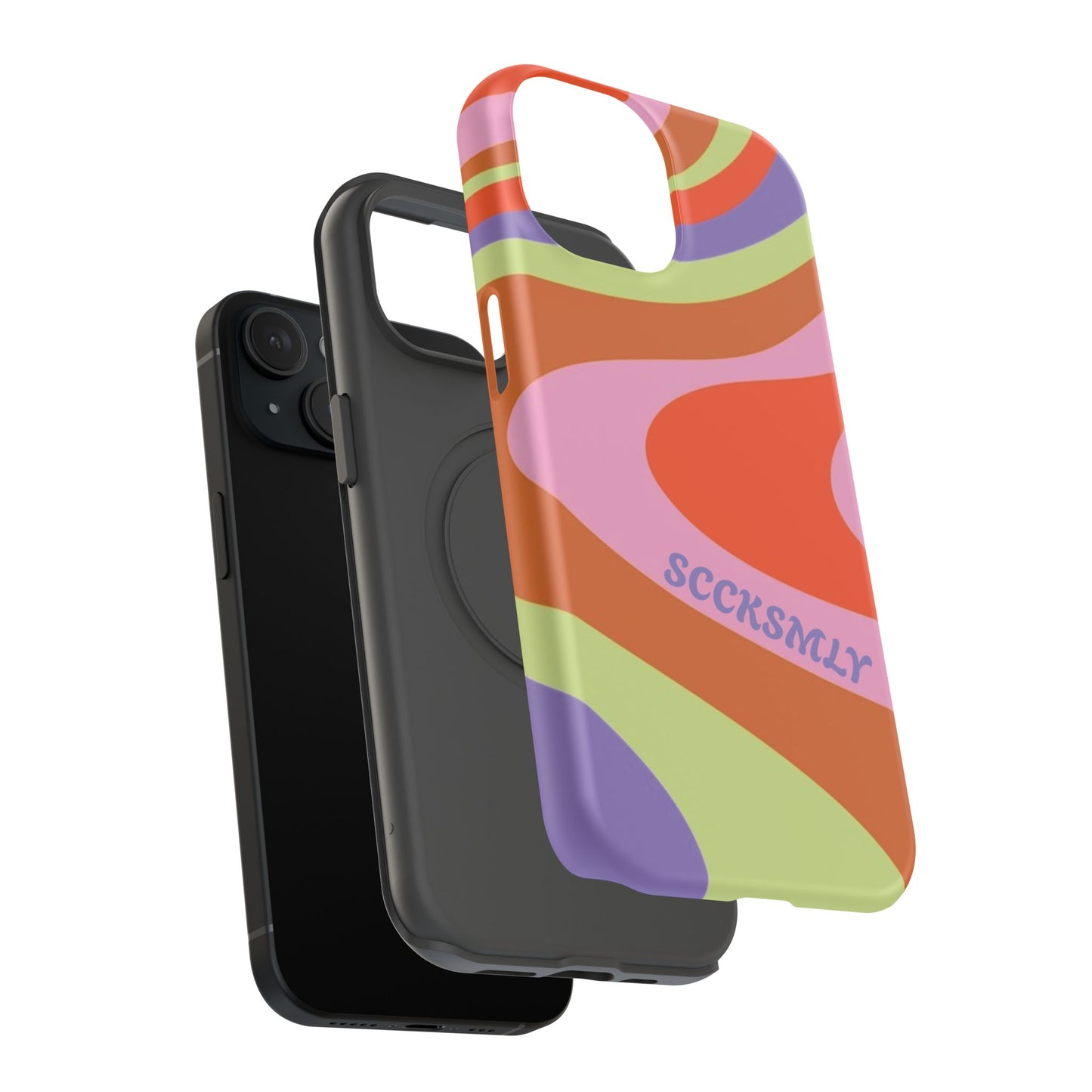Curvy Swirl Phone Case for Apple