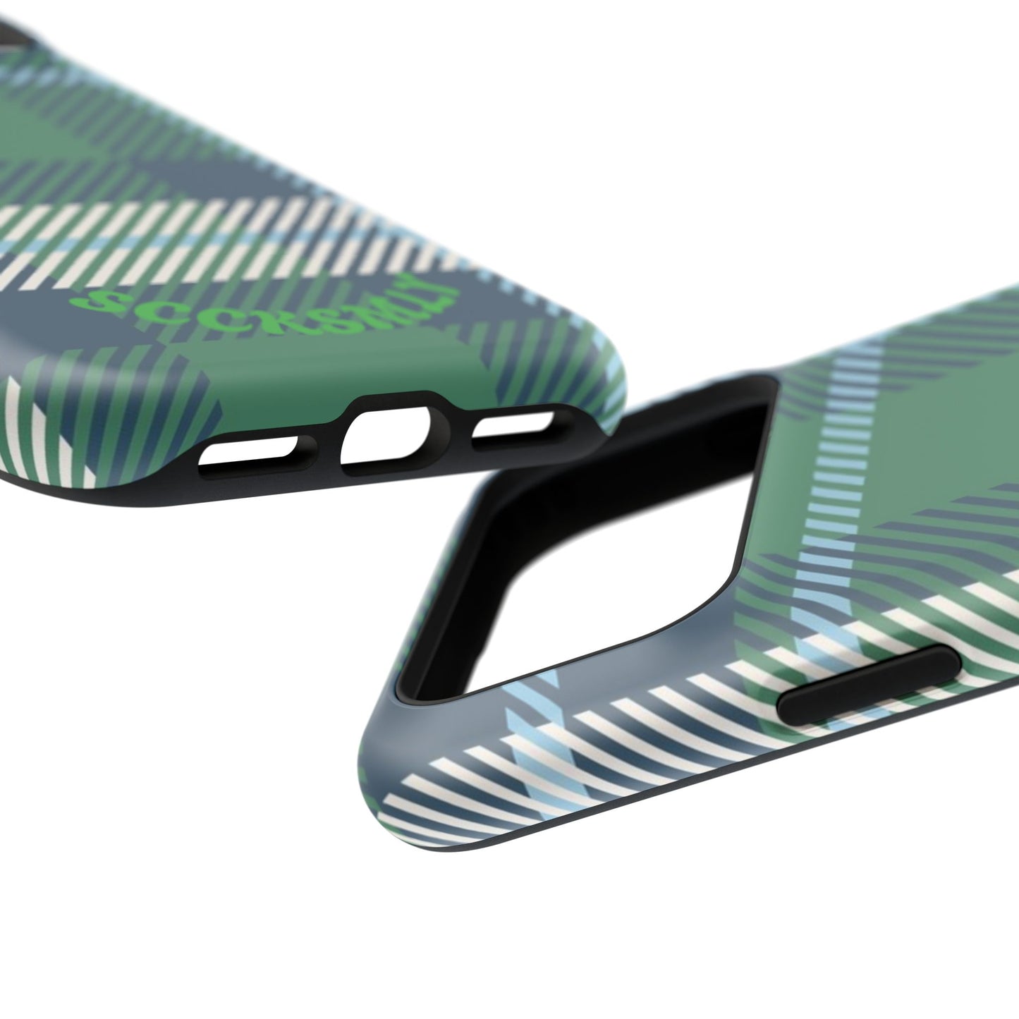 Earth and Sky Plaid Phone Case for Apple